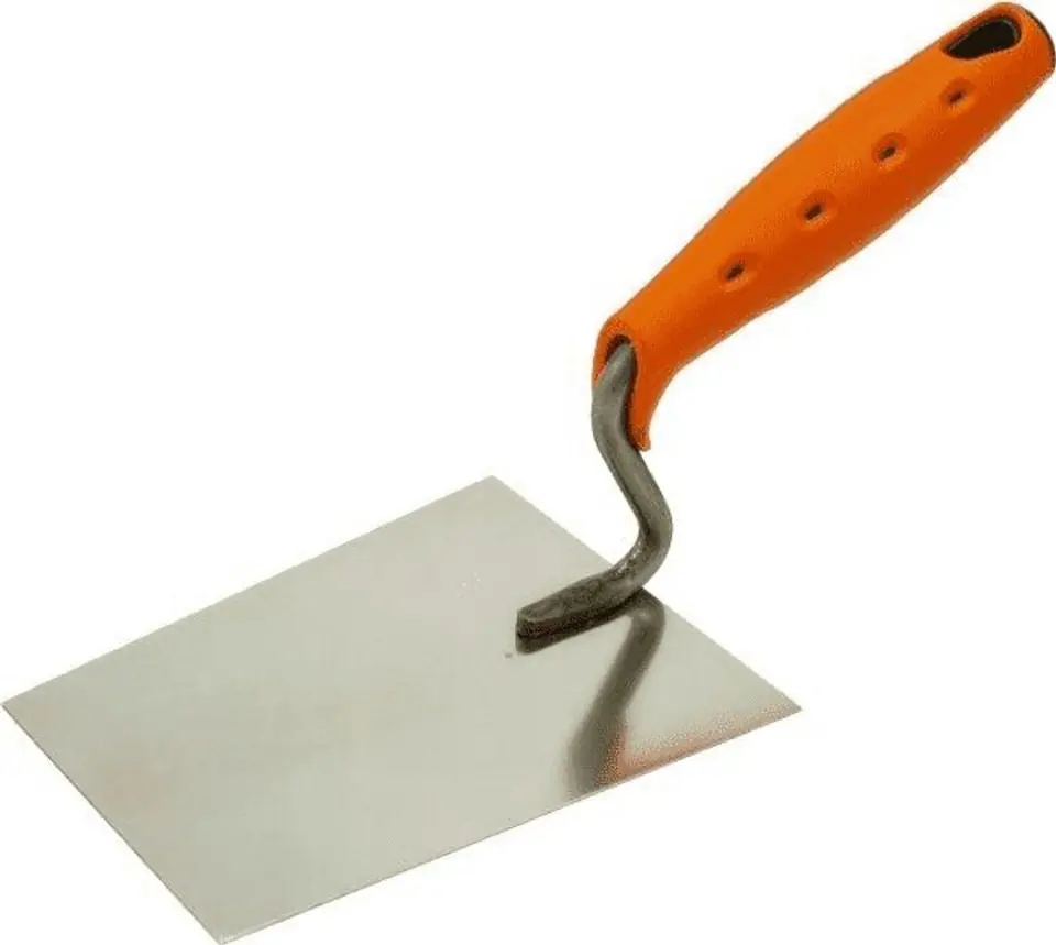 ⁨TRAPEZOIDAL TROWEL STAINLESS STEEL 2K 140MM NARROW⁩ at Wasserman.eu