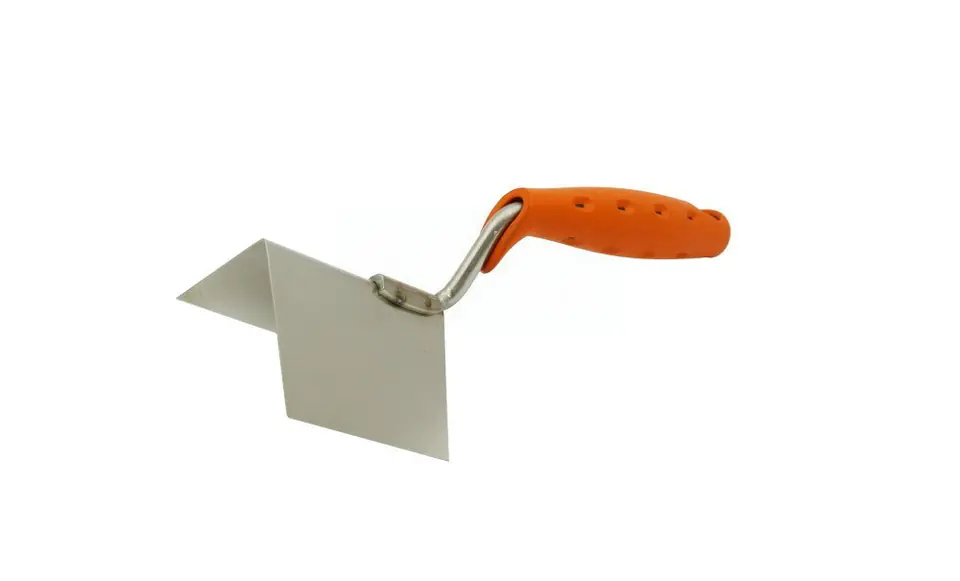 ⁨ANGLED STAINLESS STEEL TROWEL 2K OUTDOOR 60/90MM⁩ at Wasserman.eu