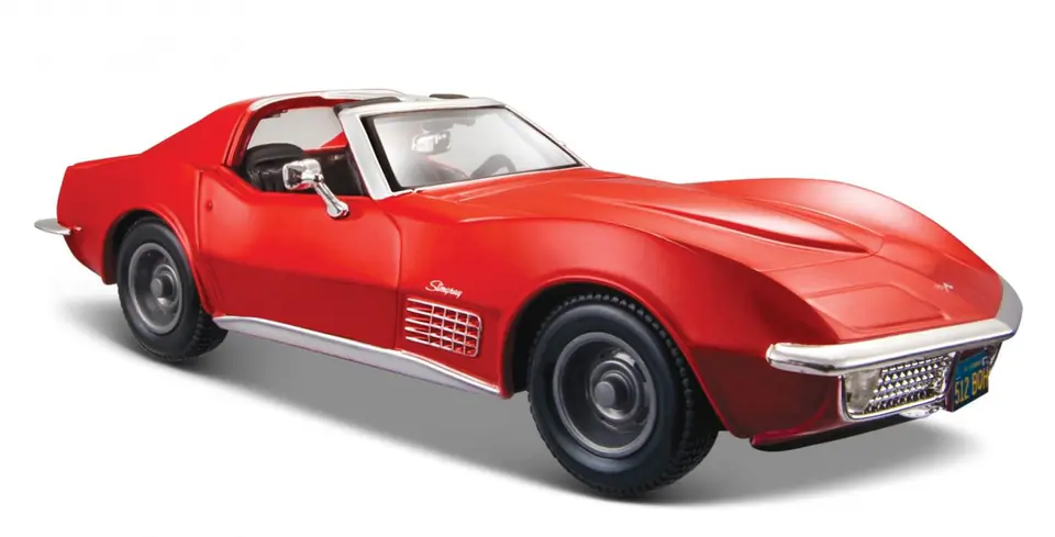 ⁨Metal model Chevrolet Corvette 1970 red⁩ at Wasserman.eu