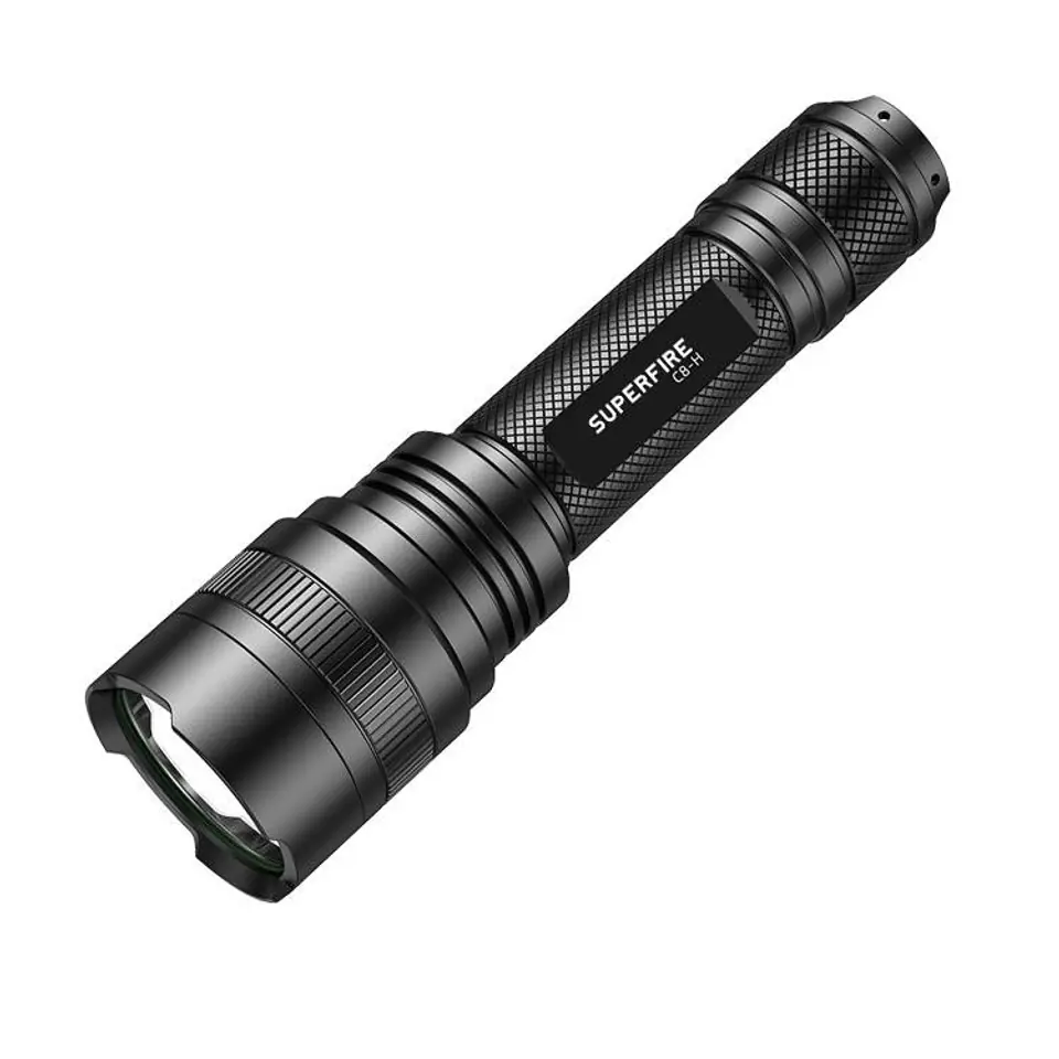 ⁨Superfire C8-H Flashlight, 950lm, USB⁩ at Wasserman.eu