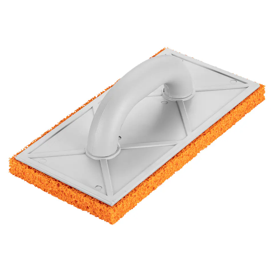 ⁨Trowel with rubber sponge 18 mm, 280 x 140 mm, plastic handle⁩ at Wasserman.eu