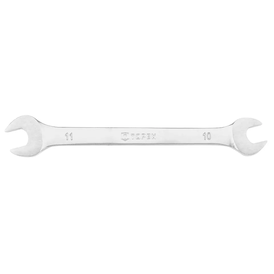 ⁨Double-sided flat wrench 10 x 11 mm steel CrV 35D605⁩ at Wasserman.eu