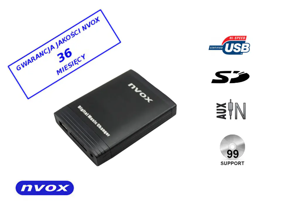 ⁨Digital changer MP3 emulator USB SD TOYOTA CITROEN PEUGEOT... (NVOX NV1086M TOY AYGO C1 PEU10⁩ at Wasserman.eu