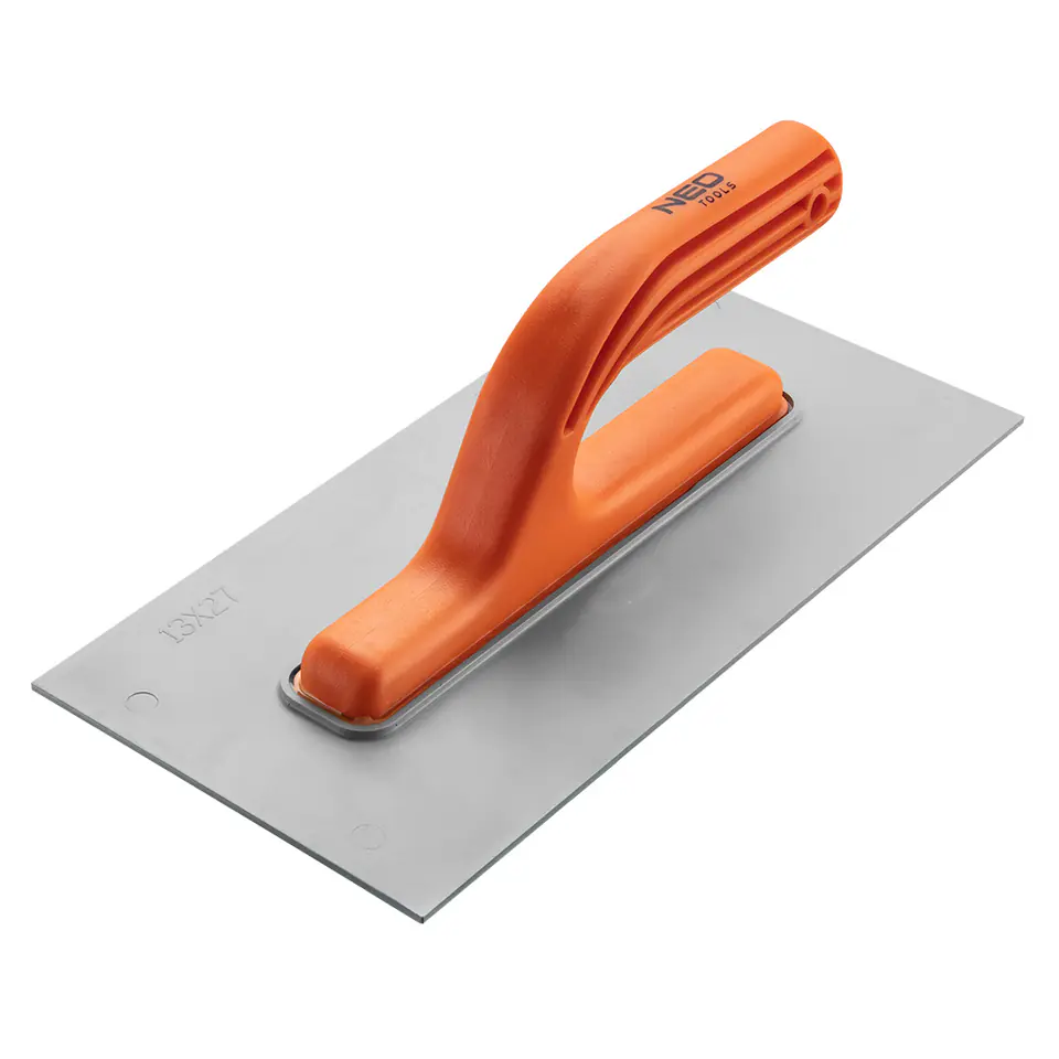 ⁨PVC straight trowel, 270 x 130 mm, plastic handle⁩ at Wasserman.eu