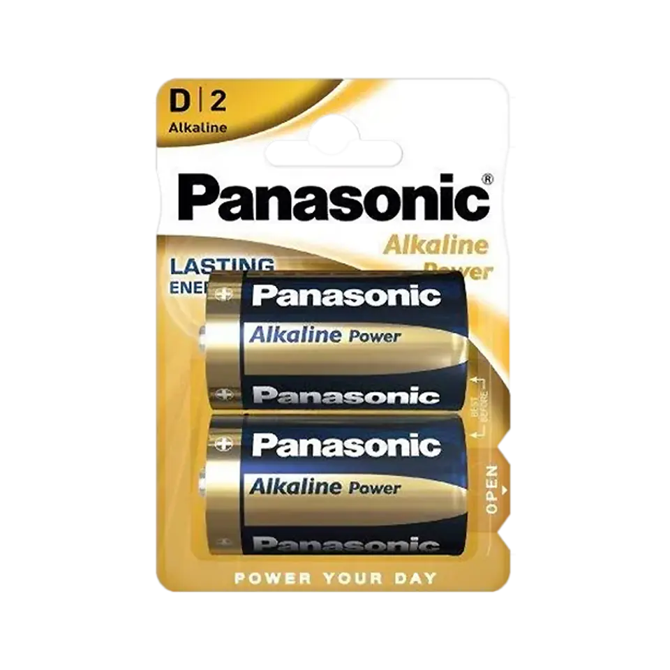 ⁨Bateria alkaliczna Panasonic BRONZE  LR20 2szt./bl.⁩ w sklepie Wasserman.eu