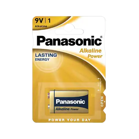 ⁨Bateria alkaliczna Panasonic BRONZE  LR9V 1szt./bl.⁩ w sklepie Wasserman.eu