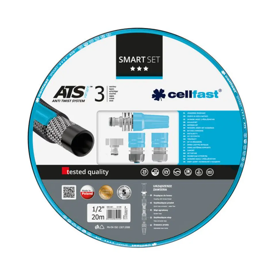 ⁨Garden set 20m 1/2" Cellfast Smart⁩ at Wasserman.eu