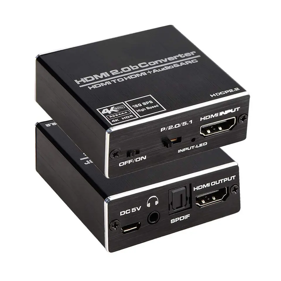 ⁨Extractor HDMI-HDMI + Audio SPDIF ARC SPH-AE06⁩ w sklepie Wasserman.eu