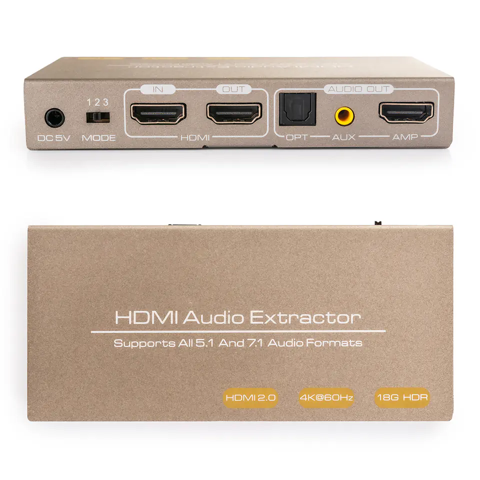 ⁨HDMI-HDMI + Audio SPDIF or R/L SPH-AE10 extractor⁩ at Wasserman.eu