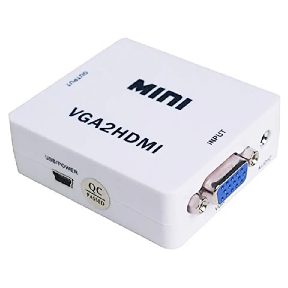 ⁨Konwerter VGA + audio na HDMI SPVA-H01⁩ w sklepie Wasserman.eu