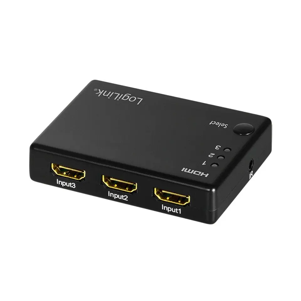 HDMI switch, 3x1-port 1080p/60Hz at Wasserman.eu