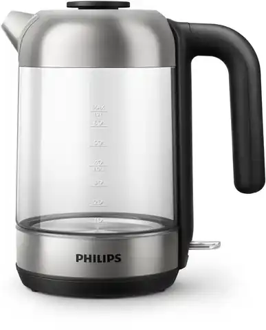 ⁨Philips 5000 series HD9339/80 electric kettle 1.7 L 2200 W Black, Stainless steel, Transparent⁩ at Wasserman.eu