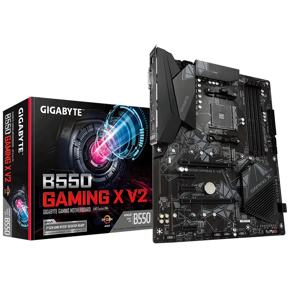 ⁨Gigabyte B550 Gaming X V2 Socket AM4 ATX AMD  B550⁩ at Wasserman.eu