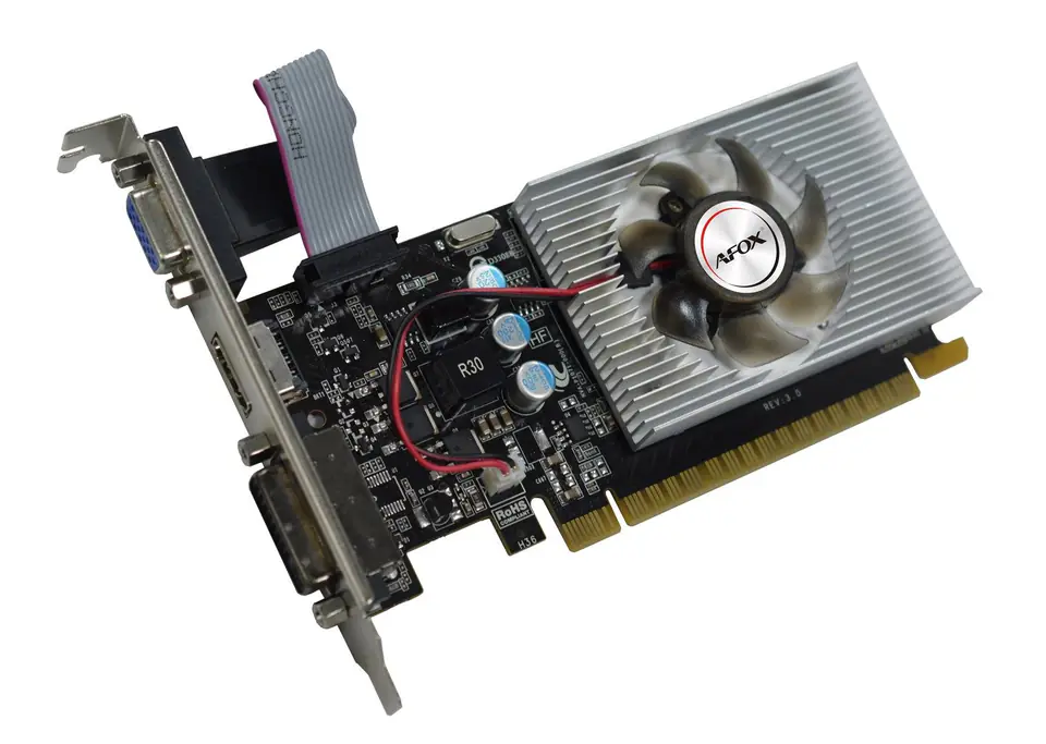 ⁨Graphics Card AFOX GeForce GT220 1GB DDR3 AF220-1024D3L2⁩ at Wasserman.eu