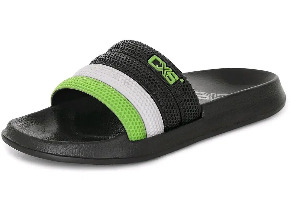 ⁨GULF FLIP FLOPS BLACK-GREEN CXS SIZE 39⁩ at Wasserman.eu