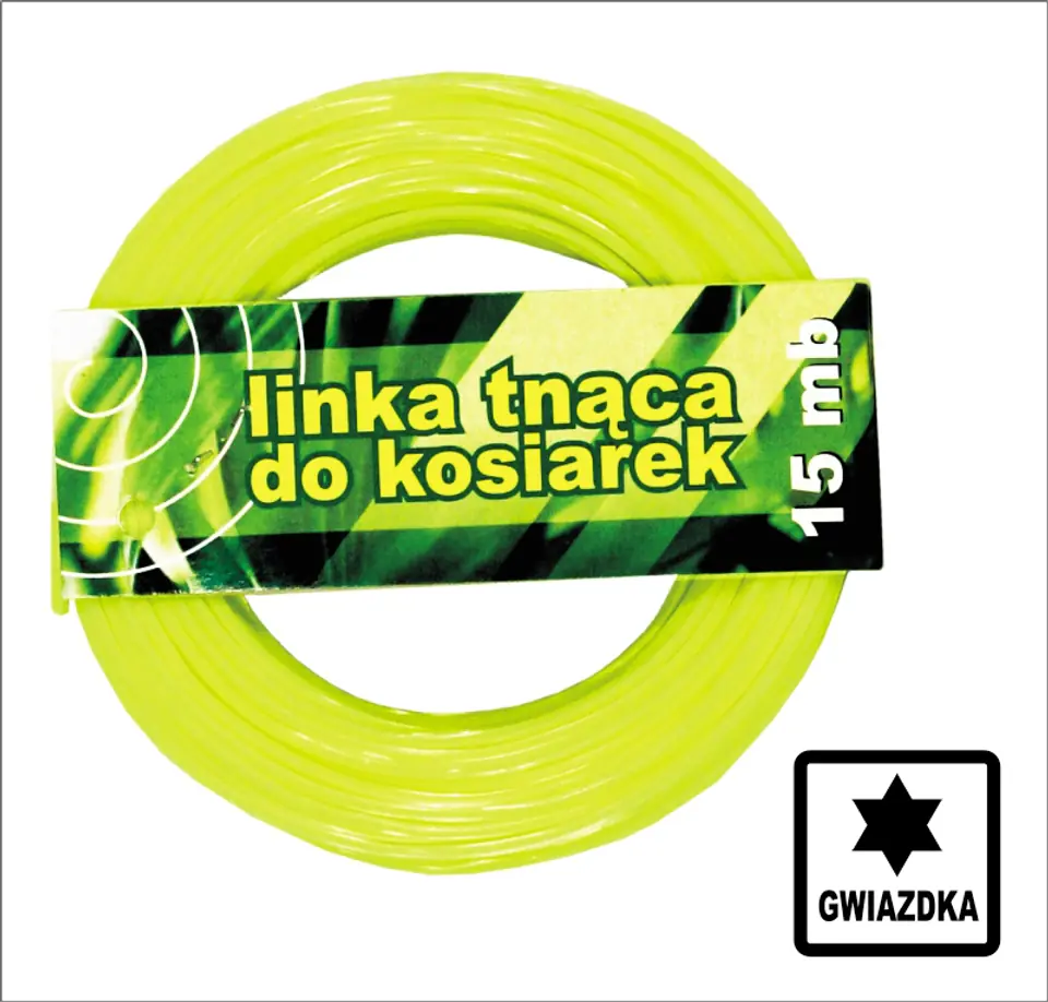 ⁨ŻYŁKA DO WYKASZARKI GWIAZDKA 3.0MM 15M⁩ w sklepie Wasserman.eu