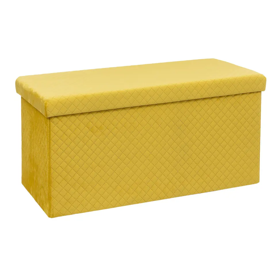 Pouf Luna Velvet Yellow 76x38 cm im Wasserman.eu