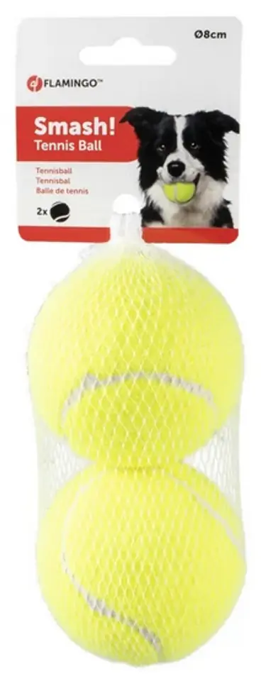 ⁨Flamingo Tennis Balls 8cm 2pcs [518487]⁩ at Wasserman.eu