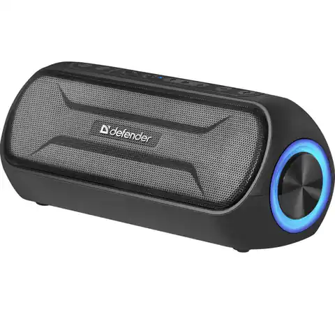 ⁨Bluetooth speaker S1000 20W BT/FM/AUX LIGHTS black⁩ at Wasserman.eu