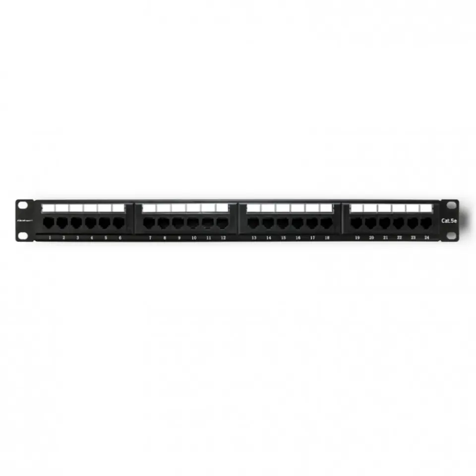 ⁨Patch panel RACK 24 ports, cat.5e UTP⁩ at Wasserman.eu