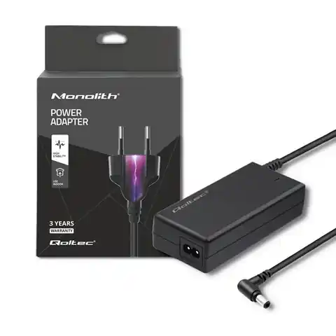 ⁨Qoltec AC adapter 50W | 12V | 4.16A | 5.5*2.5 | + power cable (0NC)⁩ at Wasserman.eu