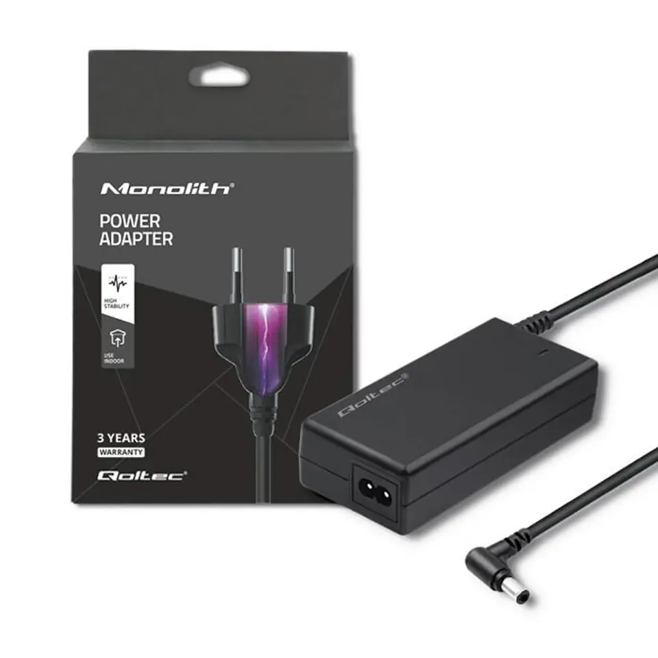 Qoltec AC adapter 50W | 12V | 4.16A | 5.5*2.5 | + power cable (0NC) at Wasserman.eu