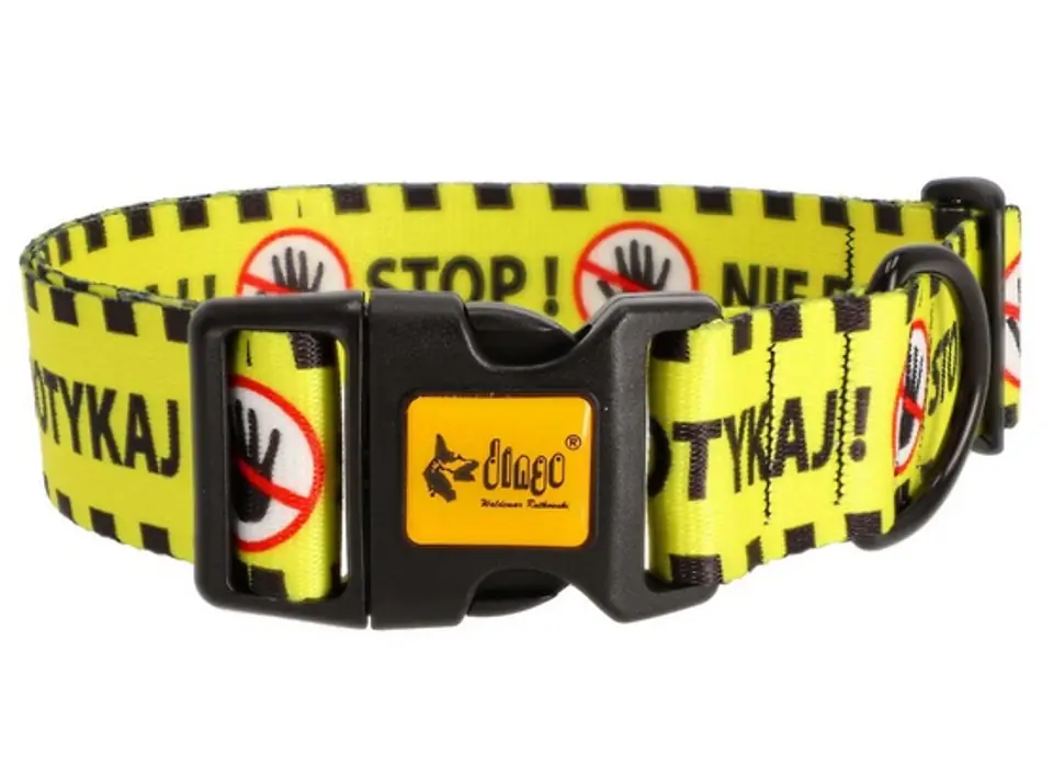 ⁨Dingo City Adjustable Collar - Do Not Touch 4,0cm/75cm⁩ at Wasserman.eu