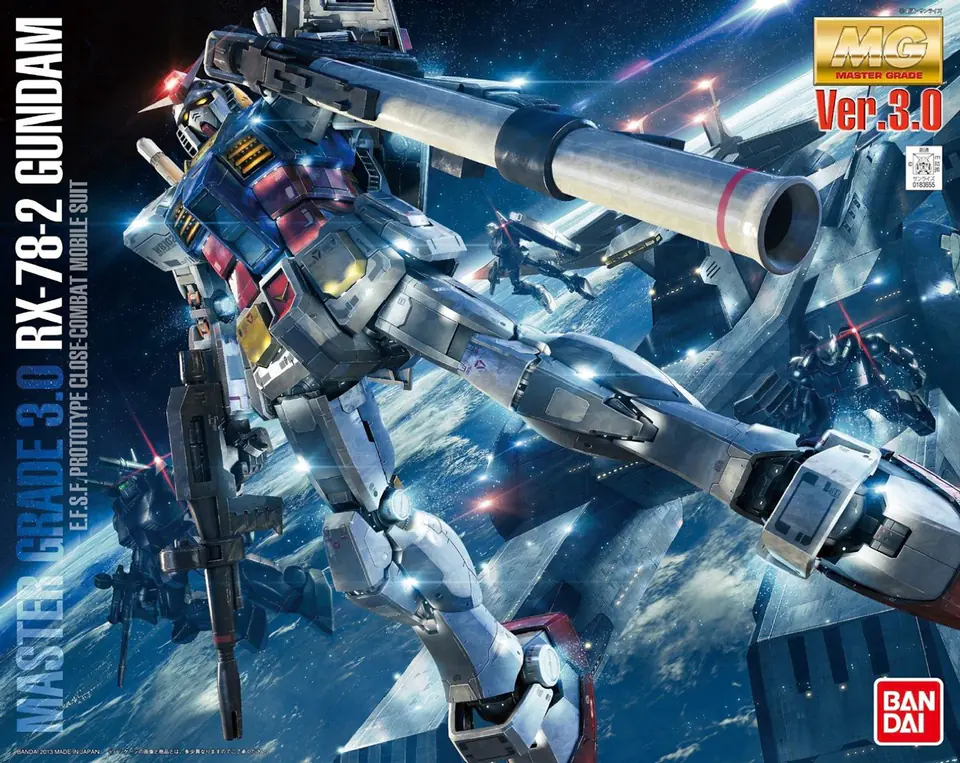 ⁨MG 1/100 RX-78-2 GUNDAM VER.3.0 BL⁩ w sklepie Wasserman.eu
