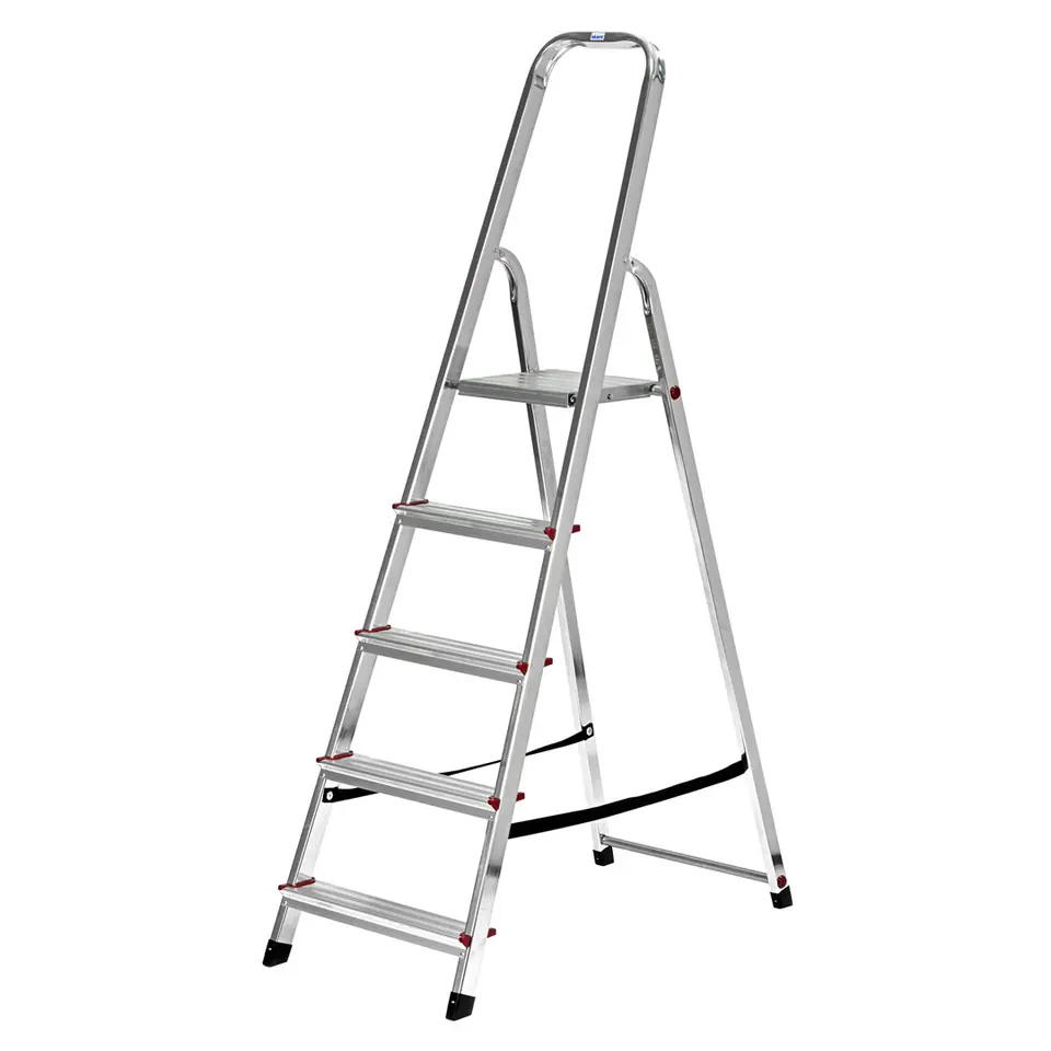 ⁨Krause Corda 5 step aluminium ladder⁩ at Wasserman.eu