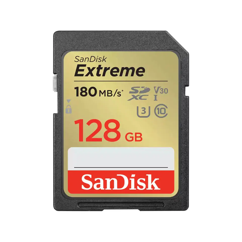 SanDisk Extreme 128 GB SDXC UHS-I Class 10 at Wasserman.eu