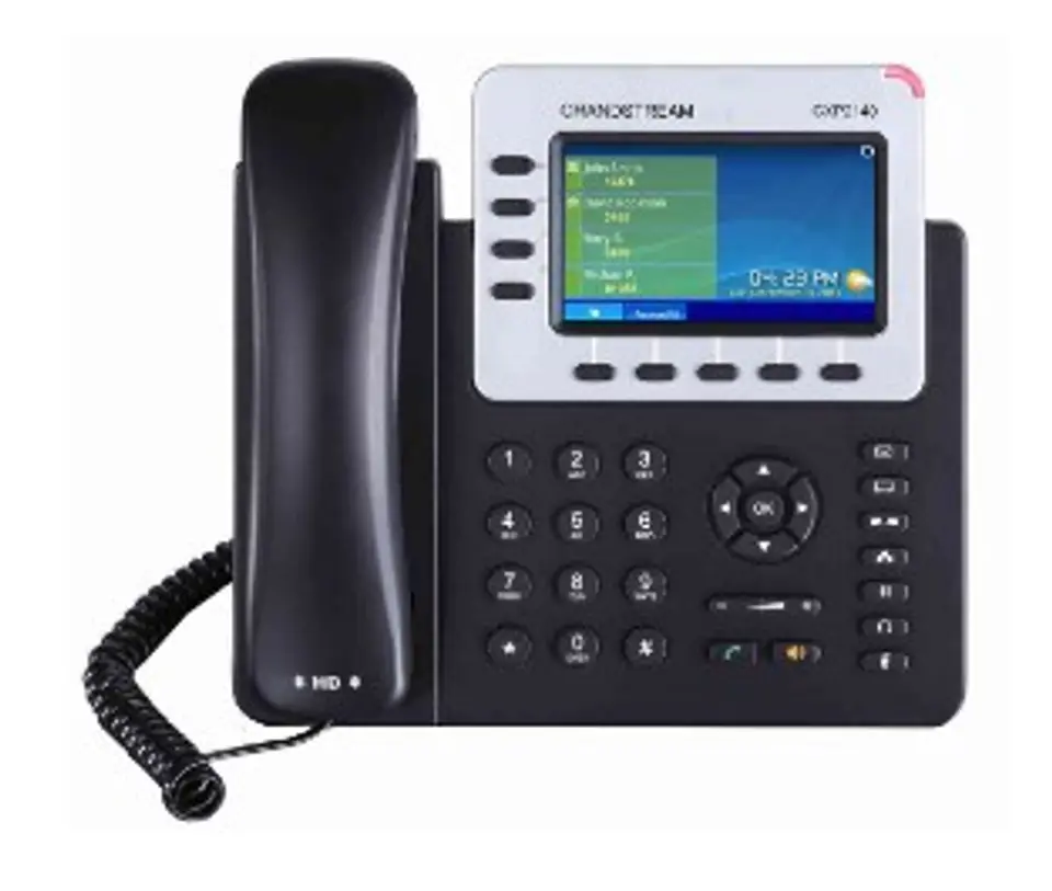 ⁨Grandstream Networks GXP-2140 IP phone Black 4 lines TFT⁩ at Wasserman.eu