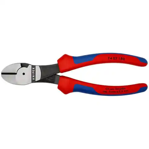 ⁨SIDE CUTTING PLIERS WITH INCREASED GEAR RATIO 180MM⁩ at Wasserman.eu