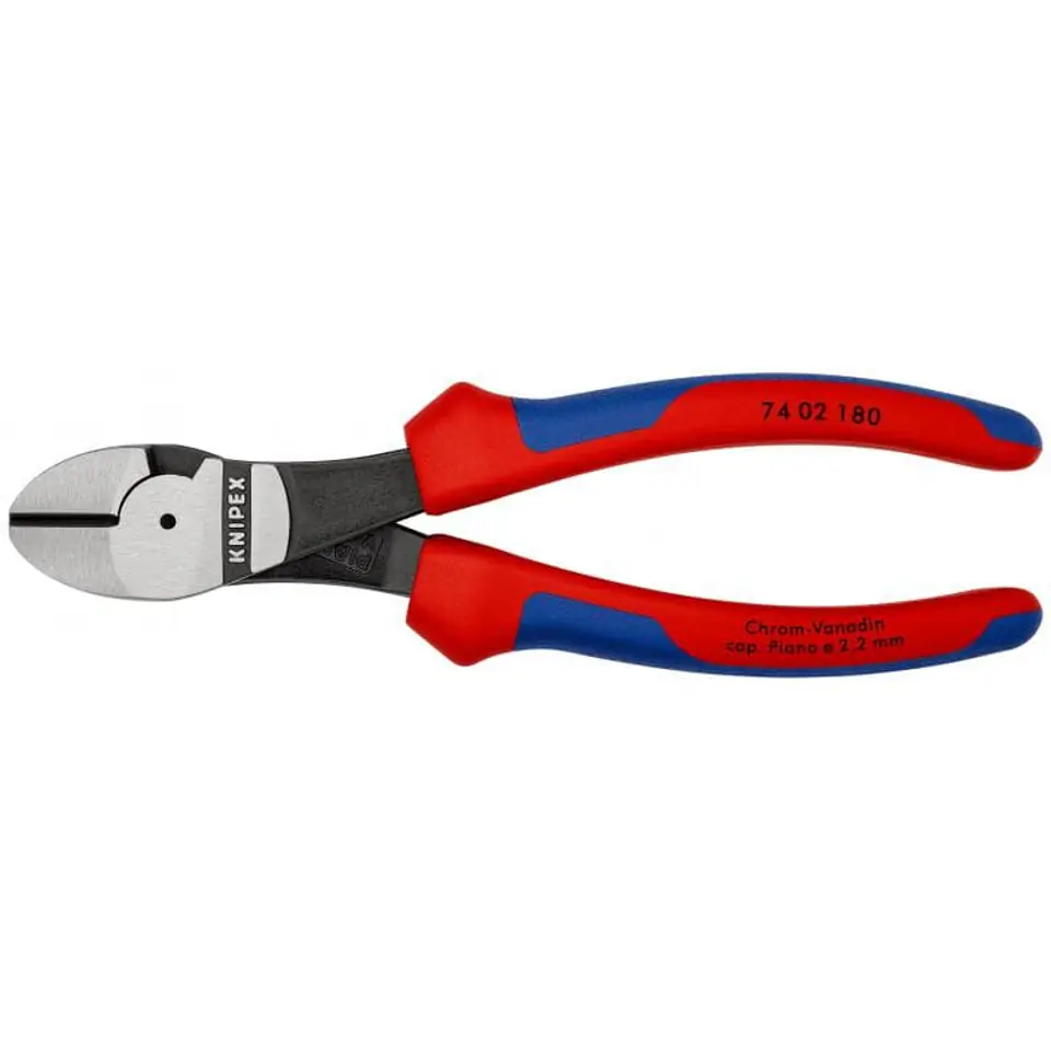 ⁨SIDE CUTTING PLIERS WITH INCREASED GEAR RATIO 180MM⁩ at Wasserman.eu