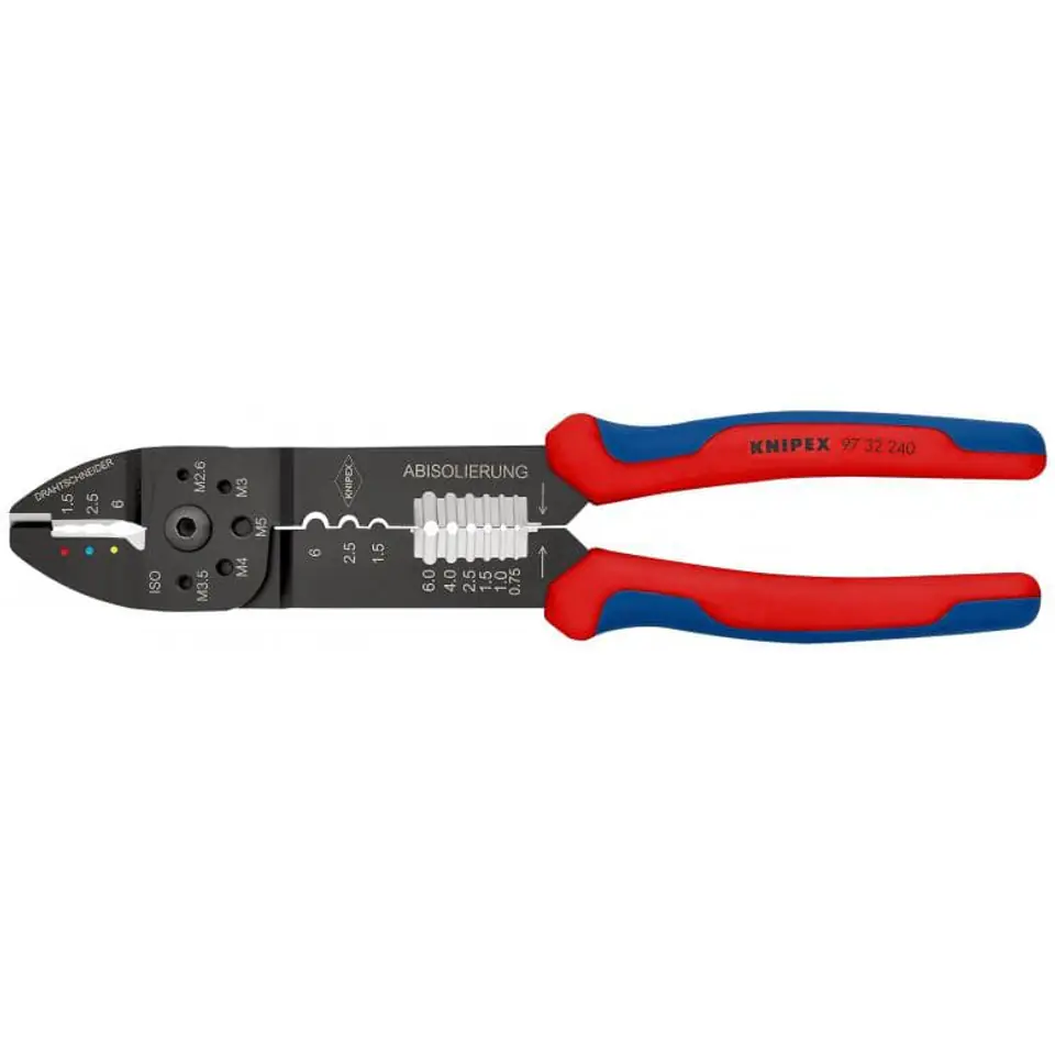 ⁨CRIMPING PLIERS FOR CABLE FITTINGS 0.5-6.0 MM⁩ at Wasserman.eu