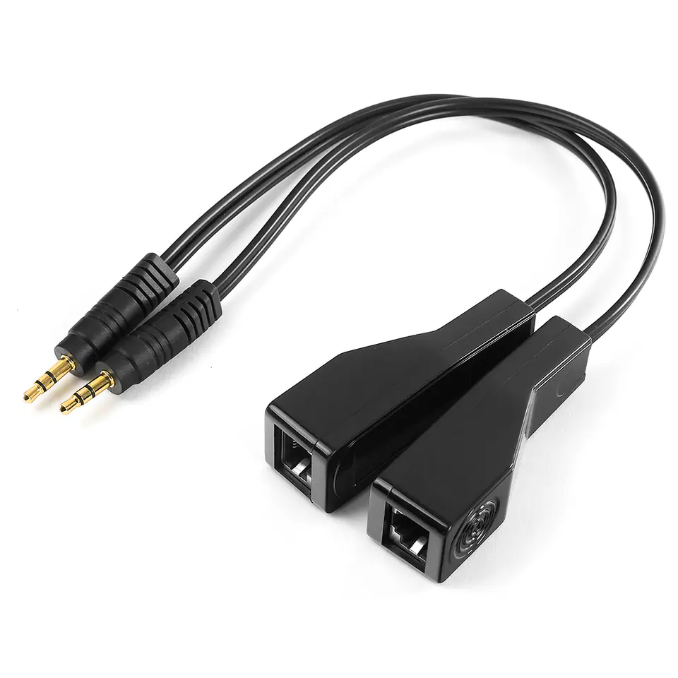 ⁨Audio 3.5mm jack extender via LAN SPA-A02⁩ at Wasserman.eu