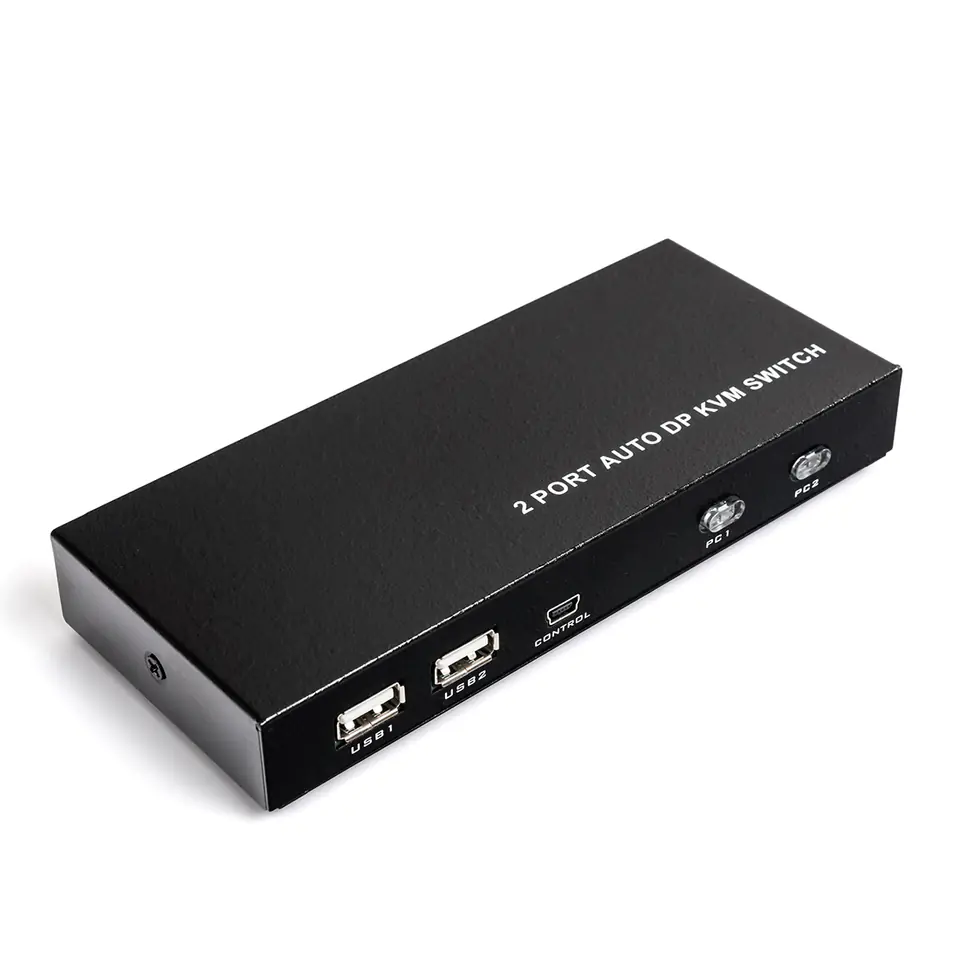 ⁨Switch KVM USB + DP 2/1 Spacetronik SPD-KVM02⁩ at Wasserman.eu