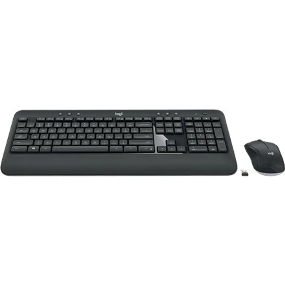 ⁨Logitech MK540 Advanced Wireless Keyboard and mouse pack, USB, Keyboard layout QWERTY, USB, Black, Wireless connection, US⁩ w sklepie Wasserman.eu
