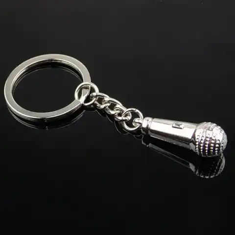 ⁨Musik Schlüsselanhänger - Mikrofon⁩ im Wasserman.eu