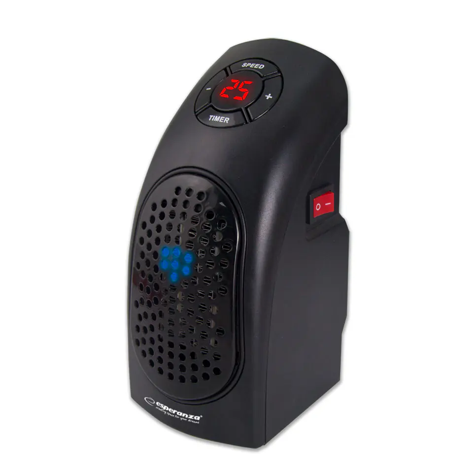 ⁨EHH007 Esperanza fan heater mini 400w kalahari⁩ at Wasserman.eu