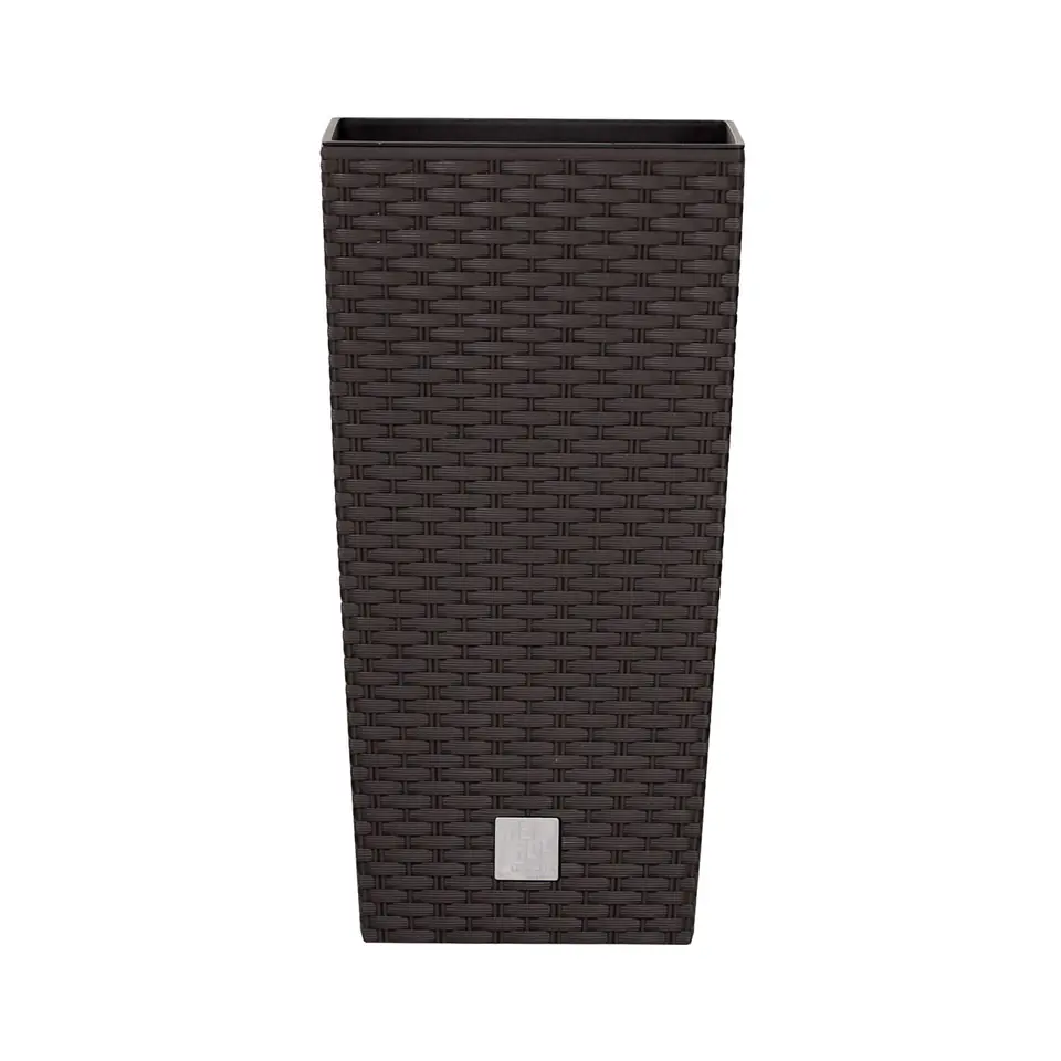 ⁨Doniczka z wkładem Rato Square DRTS325 umbra⁩ w sklepie Wasserman.eu