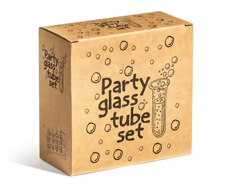 ⁨Party Tubes 4 Stk. mit Holzständer⁩ im Wasserman.eu