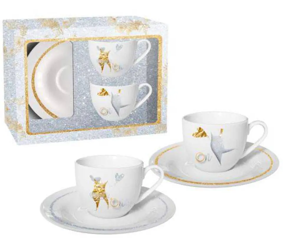 ⁨Espresso cup set - He / She⁩ at Wasserman.eu