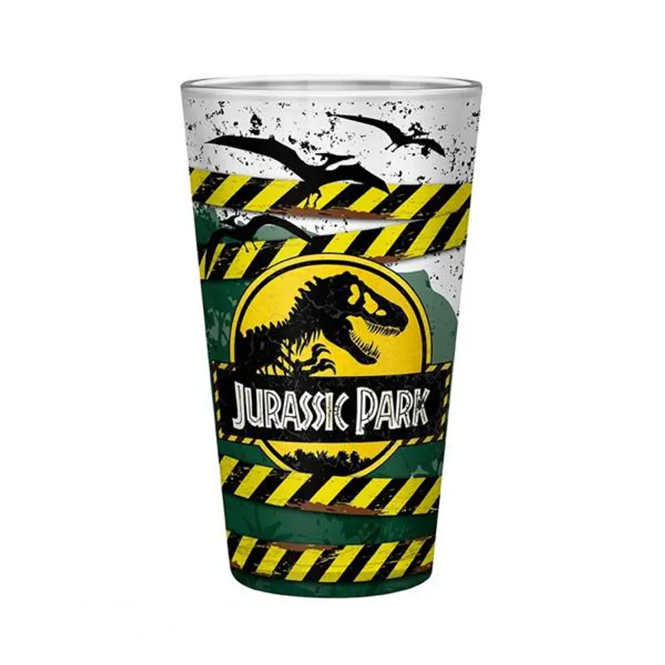 ⁨Szklanka - Jurassic Park - Danger High Voltage⁩ w sklepie Wasserman.eu