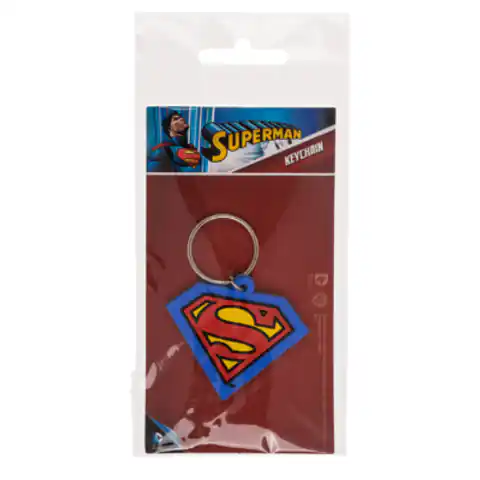 ⁨Gummi-Schlüsselanhänger - Superman-Logo⁩ im Wasserman.eu