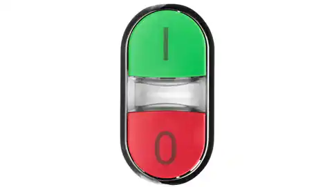 ⁨Przycisk podwójny podświetlany 22mm metal zielony /I/ czerwony /O/ przyciski płaskie SIRIUS ACT 3SU1051-3AB42-0AK0⁩ w sklepie Wasserman.eu
