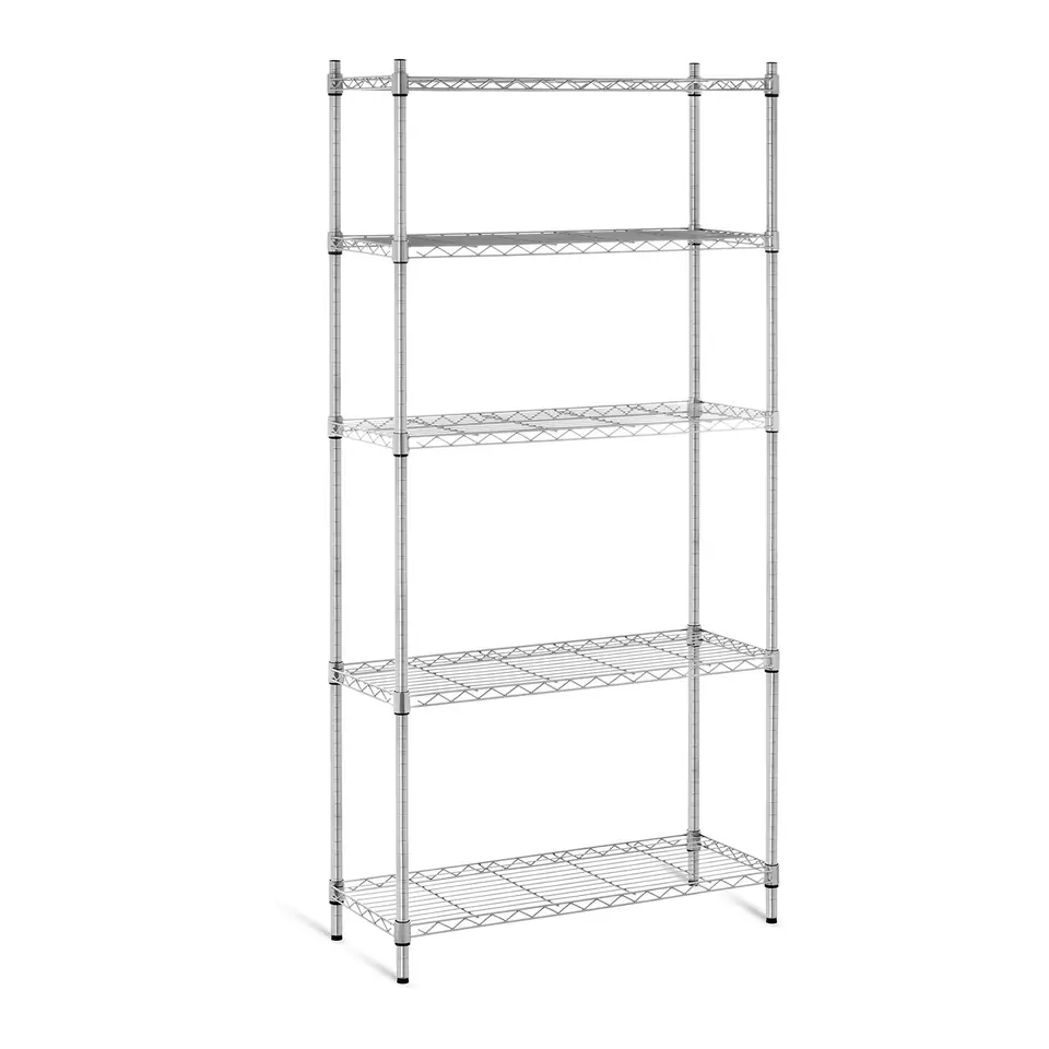 ⁨Openwork wire storage rack grey 180x90x35cm to 250kg⁩ at Wasserman.eu