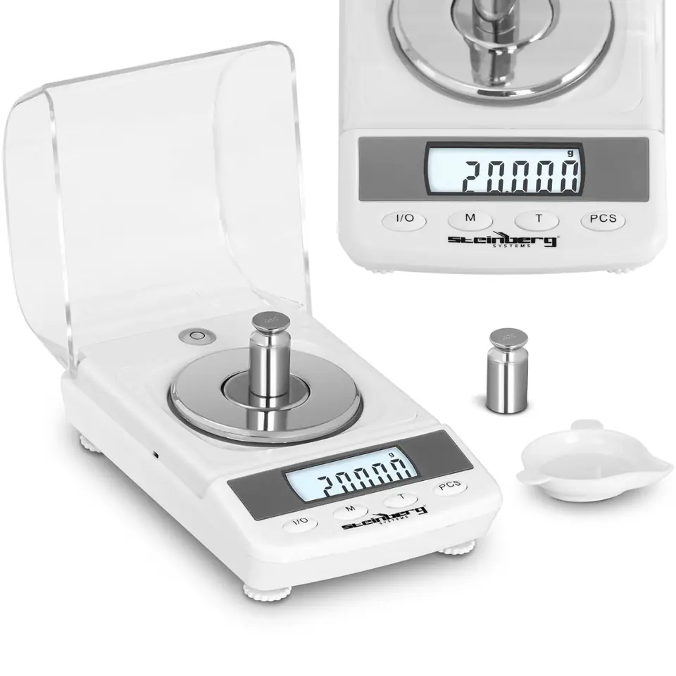 ⁨Precision laboratory scale accurate piece counting 50g / 0.001g⁩ at Wasserman.eu