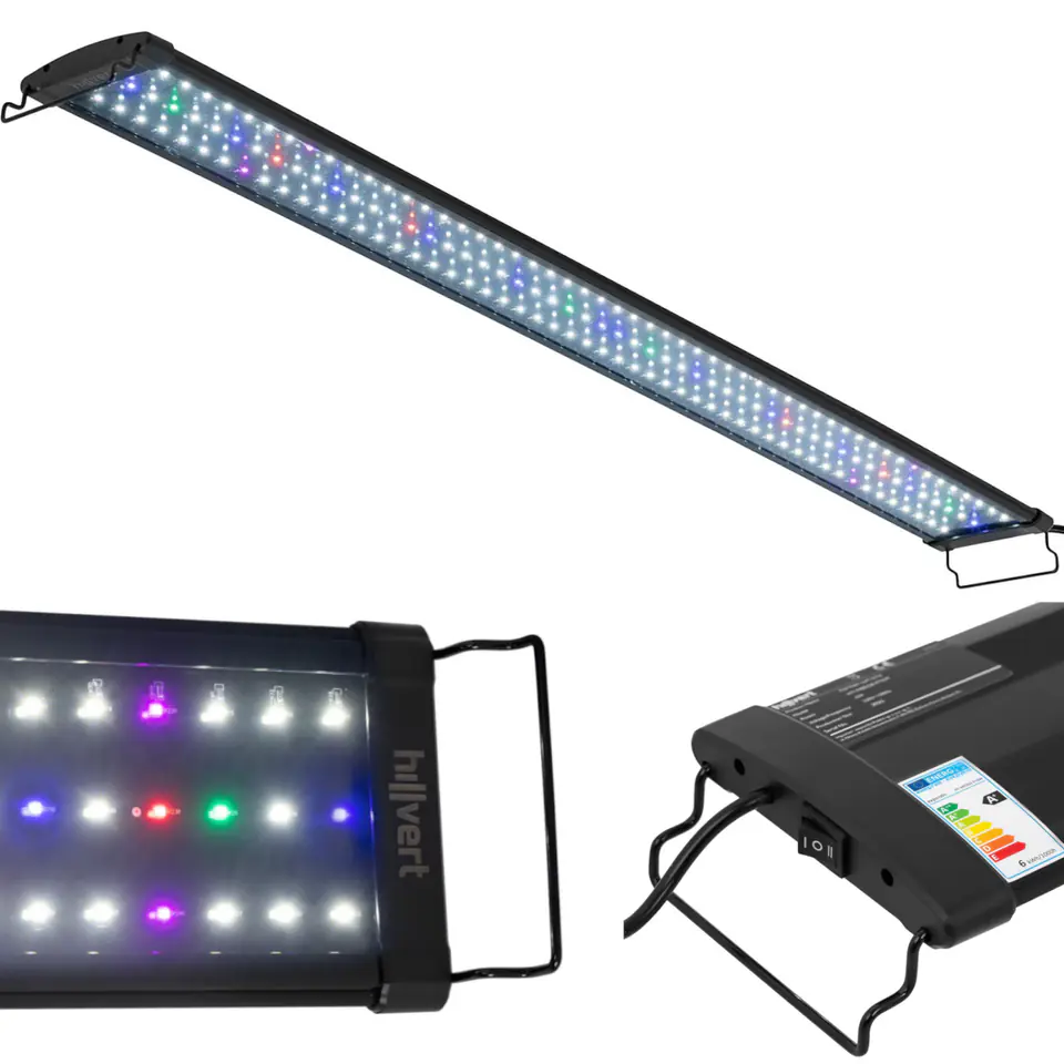 ⁨LED Plant Growth Aquarium Lamp Full Spectrum 156 LEDs 120cm 30W⁩ at Wasserman.eu