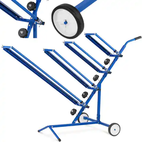 ⁨Stojak wózek lakierniczy do papieru 30 - 100 cm na 4 rolki⁩ w sklepie Wasserman.eu