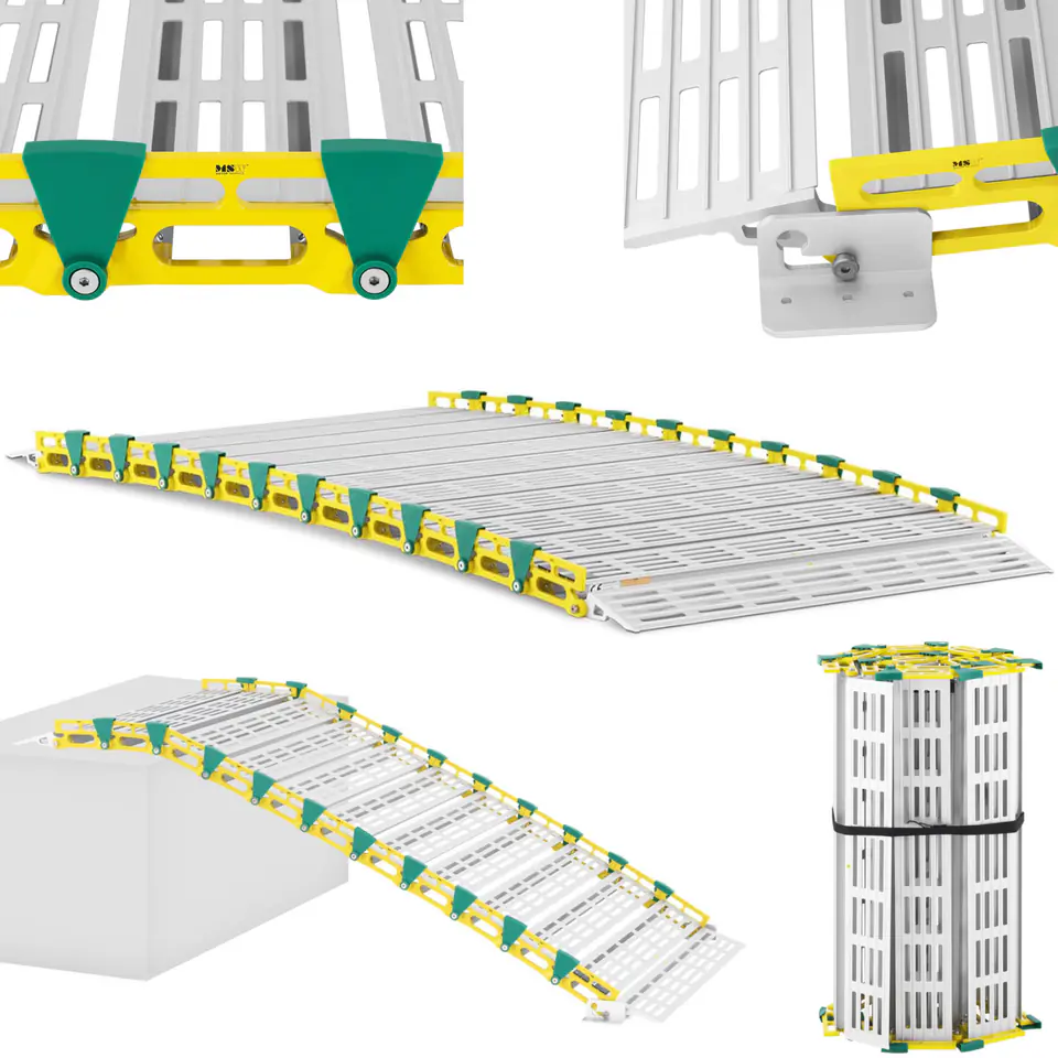 ⁨Portable folding ramp up to 500 kg 1965 x 914 mm⁩ at Wasserman.eu